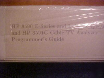 Hp 8590 e-series & l-series 8591C programmer's guide