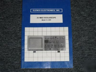 Elenco 25 mhz oscilloscope