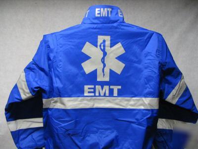 Emt jacket, ems jacket, emt, ems, reflective emt, xxxl