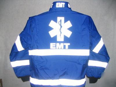 Emt jacket, ems jacket, emt, ems, reflective emt, xxxl