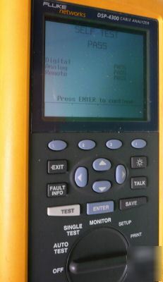 Fluke dsp-4300 DSP4300 digital cable analyzer tester