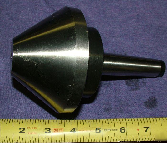 New morse taper 3 lathe bull nose pipe live center