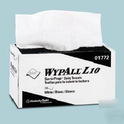 Wypall* L10 sani-prep dairy towels farm use kcc 01772