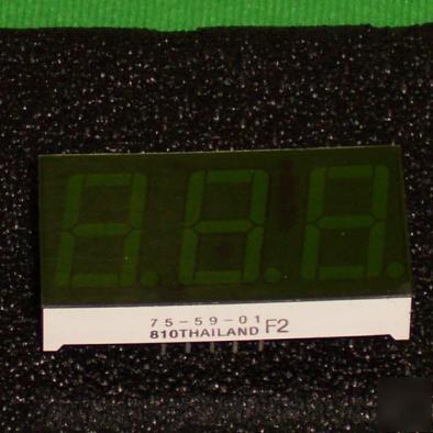 1 tube 13 liteon 3 digit 75-59-01 led displays 561HG-07