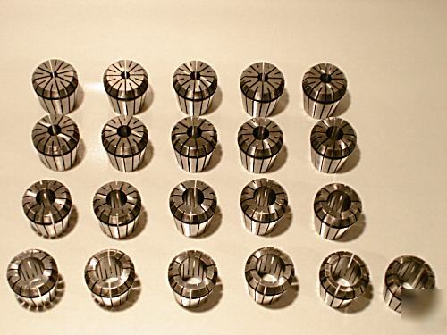 ER40 collet set, 21 pcs er 40 precision collets for cnc