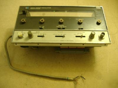 Hp 8620A sweep oscillator front panel