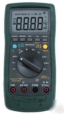 Mastech pc RS232 interface true rms digital multimeter