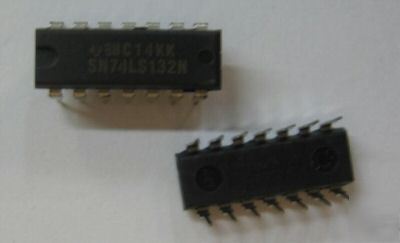 970PCS p/n SN74LS132N ; ic quad 2-in nand trigg 14-dip