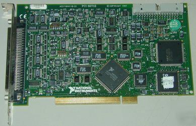 National instruments pci-6071E data acquisition board