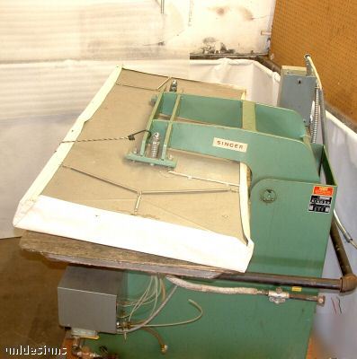 Singer-ajax commercial textile fabric cloth steam press