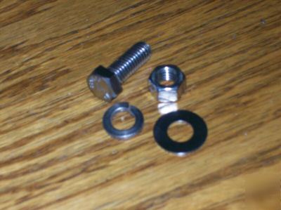 42 stainless steel 14MM hex bolts washer nuts 168 piece