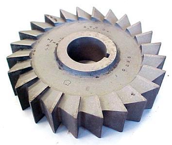 Plain tooth side milling cutter 4