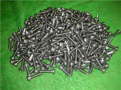 200 stainless 1/4-20 x 1 phillips pan head screw screws