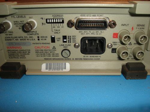 Fluke 8840A bench multimeter dmm w/ OP05+09 + extras- 