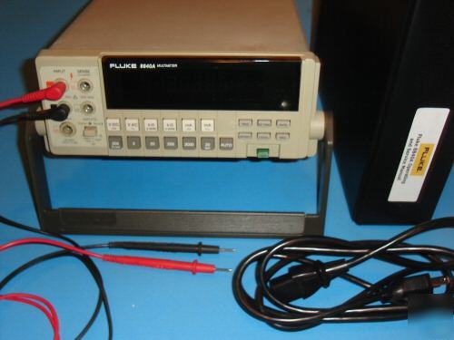 Fluke 8840A bench multimeter dmm w/ OP05+09 + extras- 