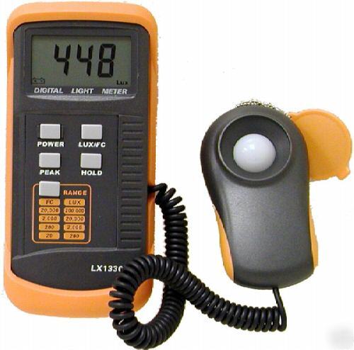 Mastech 4-range digital lux meter luxmeter light meter