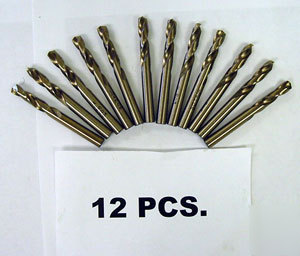 New (12) #48 cobalt stub drills - precision twist