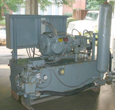 New parker 50 hp 120 gallon hydraulic power unit 