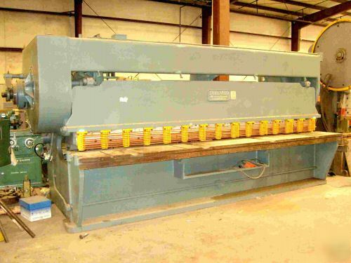 Used steelweld shear, 14' x 3/16