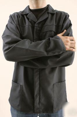 Emt paramedic jacket, 2XL black, unisex