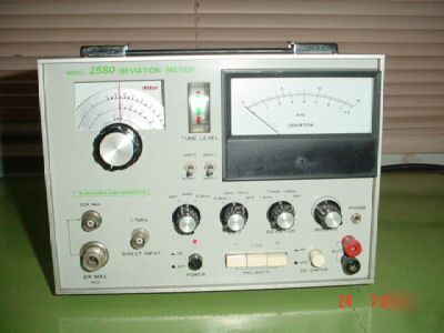 Kuranishi model 2580 deviation meter (50 - 470 mhz )