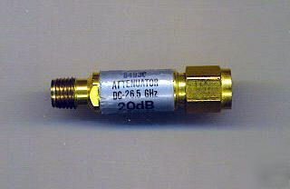 Hp 8493C sma attenuator - 20 db. dc - 26.5 ghz. - ex+ 