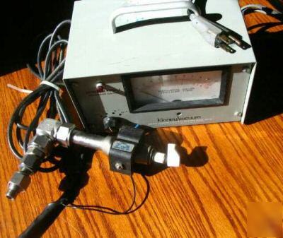 Kunney vacuum pump discharge guage & auto valve