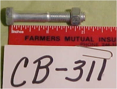 New 5/16 x 2 inch cap screws w/nuts 