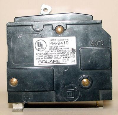 Square d model qob 3 pole 30 amp 240VAC circuit breaker