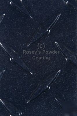 New 2 lbs gun metal blue metallic powder coating ( )