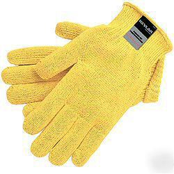 100% kevlar glove, mens regular weight, bulk per dozen