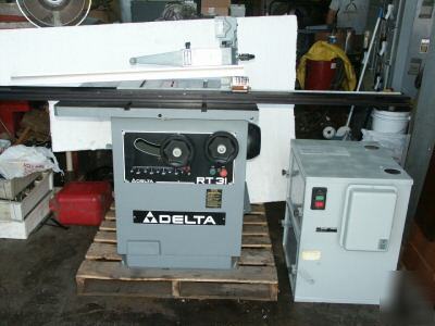 Delta table saw rt 31 w/ unifence and dust collector 