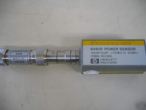 Hp (agilent) 8481D H70 power sensor, 100 khz - 4.2 ghz