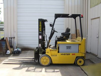 Hyster E80XL fork lift truck forklift 8000 lb clark 36V