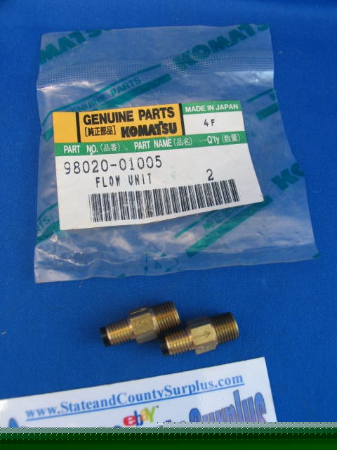Komatsu part # 98020-01005 flow unit