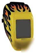 New jackson halo x yellow flames welding helmet-SH10- 