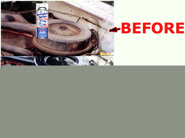 Strongarmsprays 2 can workset rust remover waterproofer