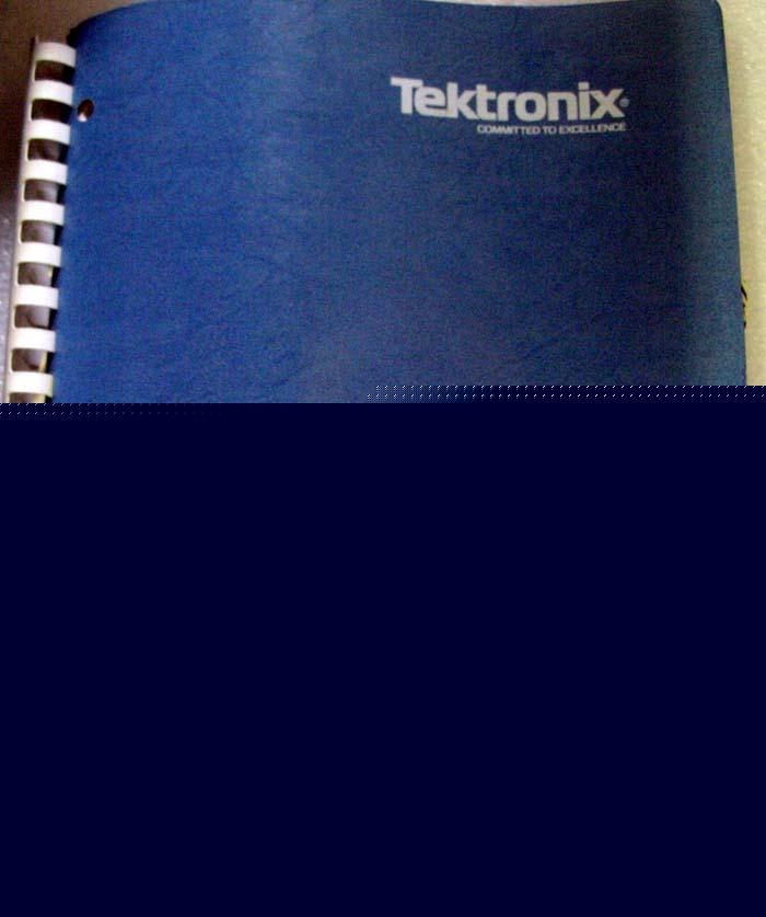 Tektronix 8002 service manual