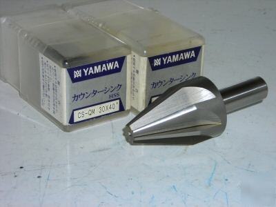 New 2 yamawa high speed steel countersinks 30MM- 40 deg