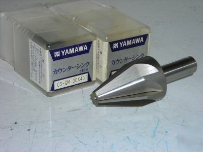 New 2 yamawa high speed steel countersinks 30MM- 40 deg
