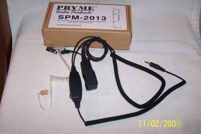 Pryme spm-2013 lapel microphone fits motorola viser 
