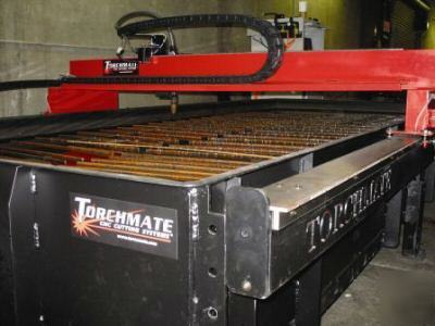 Torchmate 4 cnc plasma cutting system w/ water table