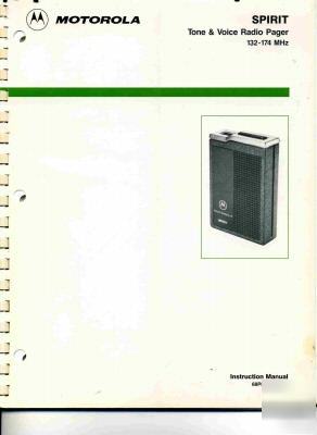  book motorola bip manual spirit tone & voice radio p