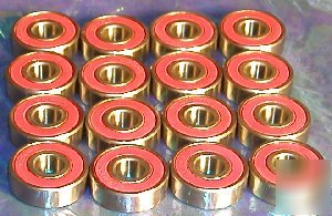 16 roller hockey abec-7 sealed bearing skate bearings