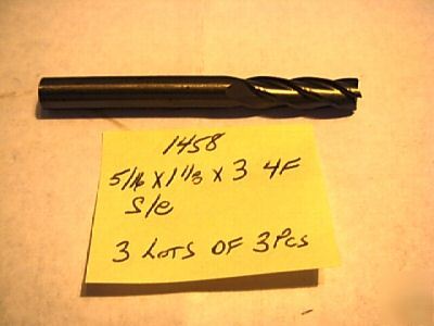 5/16 4 flute long series carbide end mill #1458-5