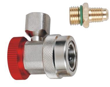 Car ac quick adapter connector coupler valve red HS16MM