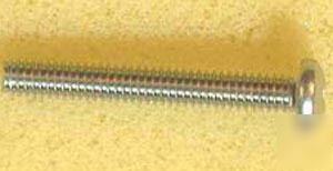 25 machine screws 8-32 x 1-1/4 phillip pan head 18-8 ss