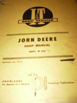 John deere 4520 tractors i&t shop manual