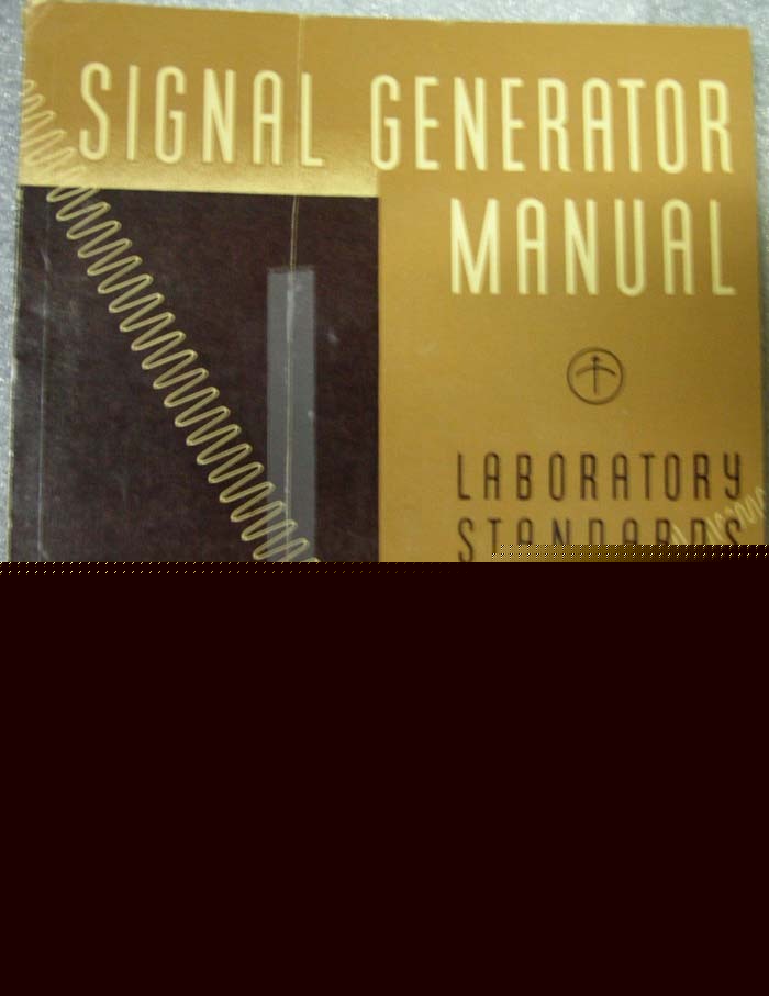 Measurements corporation signal generator 65-b manual