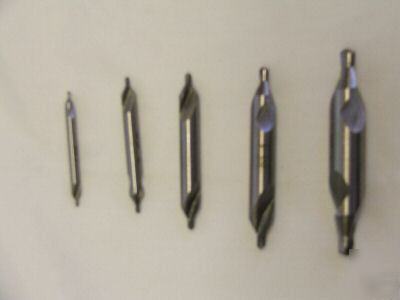 New 5 x hss center drills bs 1 to 5 25 pcs centre drill